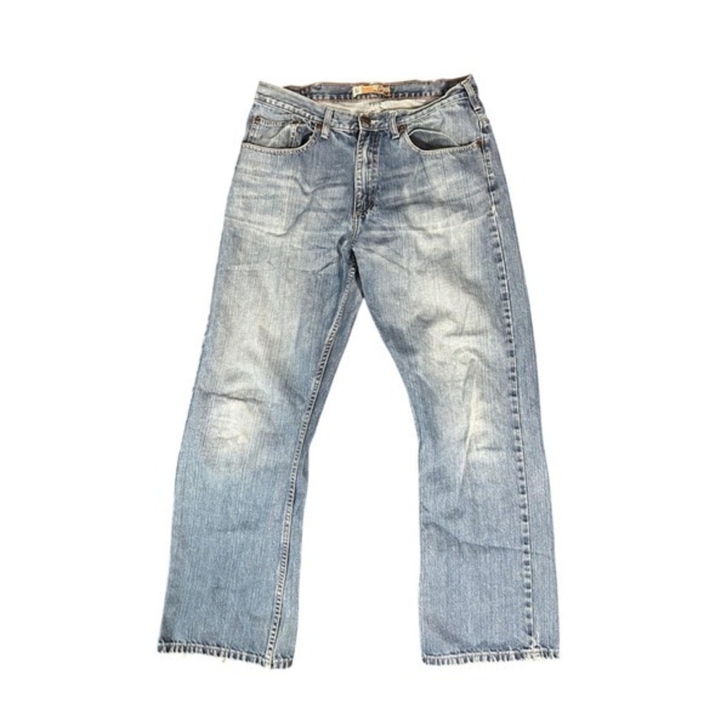Vintage Lee Women Size NA Floral Embroidery Denim‎ Blue Jeans Western Casual Y2K